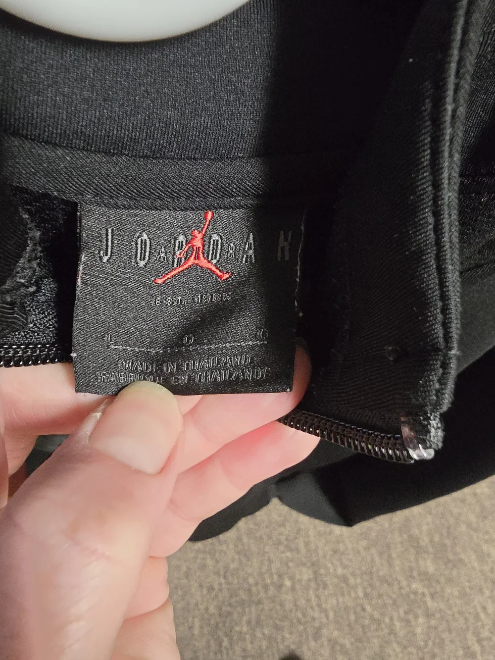 Nike Jordan Full Zip Hoodie Mens Large Black Jumpman Tech Fleece Athletic Jacket